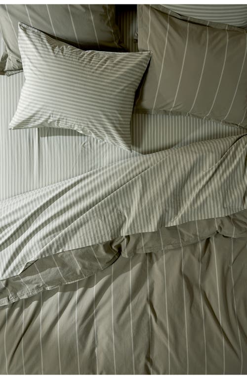 Parachute Percale Fitted Sheet In Green