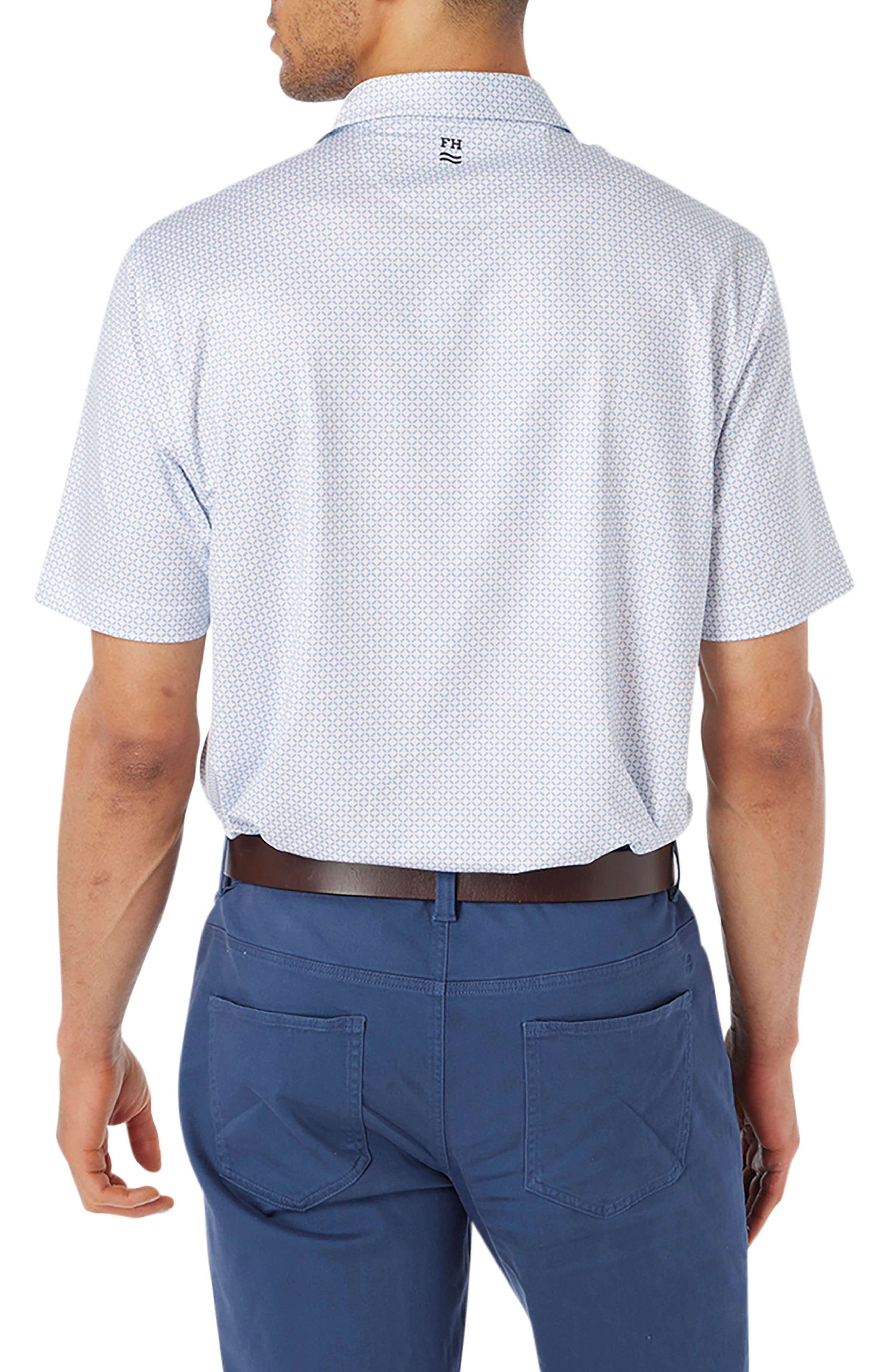 Compass Print Polo - image 2
