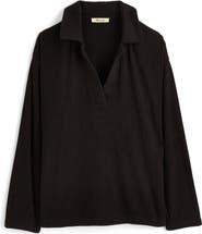 Madewell Relaxed Long Sleeve Polo Top