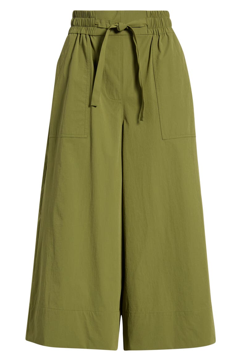 Wide Leg Culottes, Alternate, color, FIR GREEN