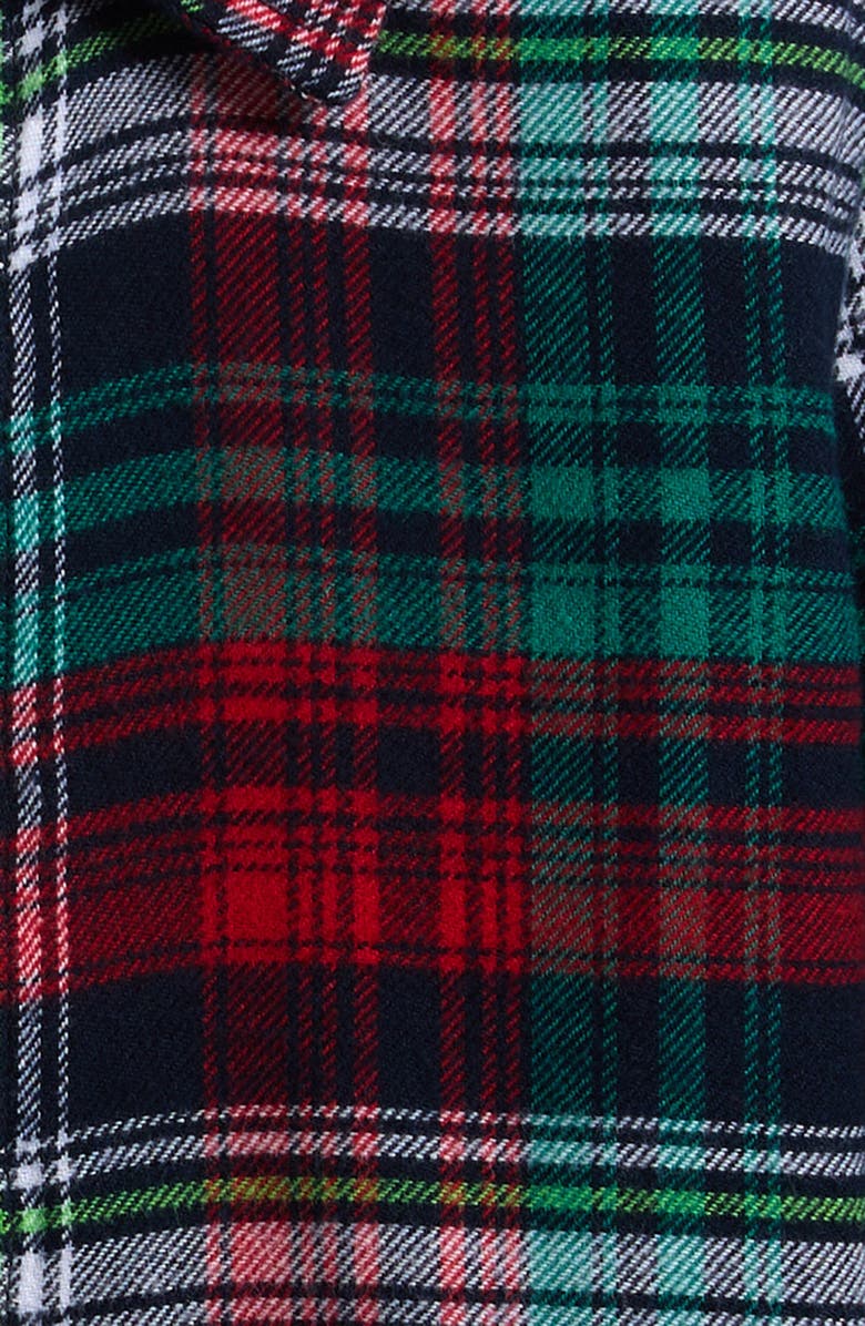 RuggedButts Kids' Christopher Plaid Button-Up Shirt, Alternate, color, Navy/ Red/ Green