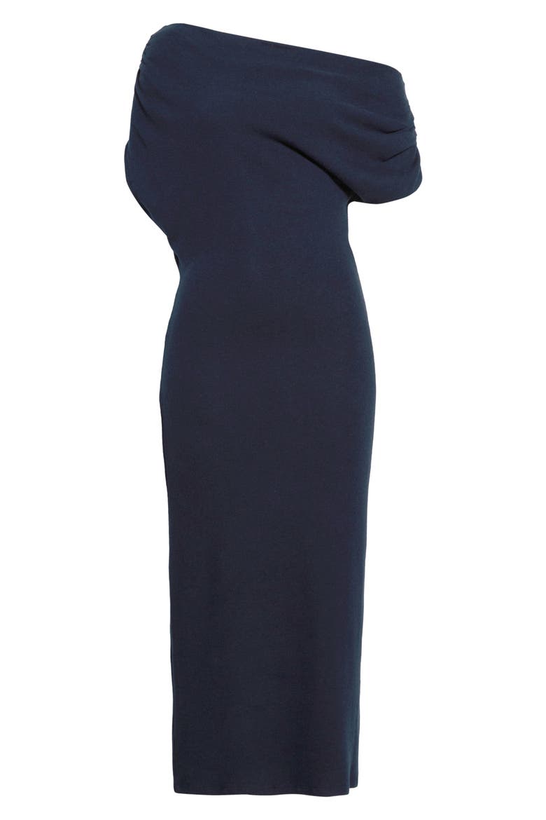 Iris One-Shoulder Dress, Main, color, MIDNIGHT