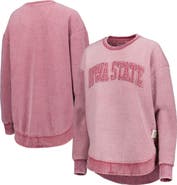 PRESSBOX Women's Pressbox Cardinal Iowa State Cyclones Ponchoville Pullover Sweatshirt
