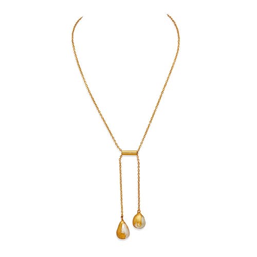 Dhwani Bhansal Boond Pendant In Gold Plated