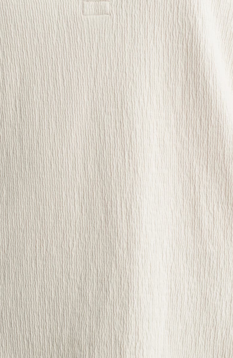 Eileen Fisher Slim Textured Henley, Alternate, color, Papyrus