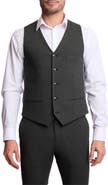 PAISLEY & GRAY Eaton Gingham Five Button Vest