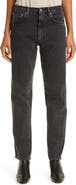 TOTEME Twisted Seam High Waist Straight Leg Jeans