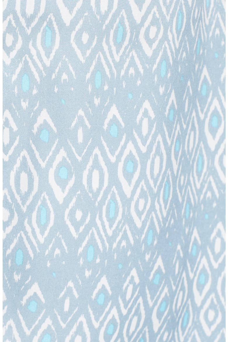 'Ariel' Print Wrap Dress, Alternate, color, AQUA
