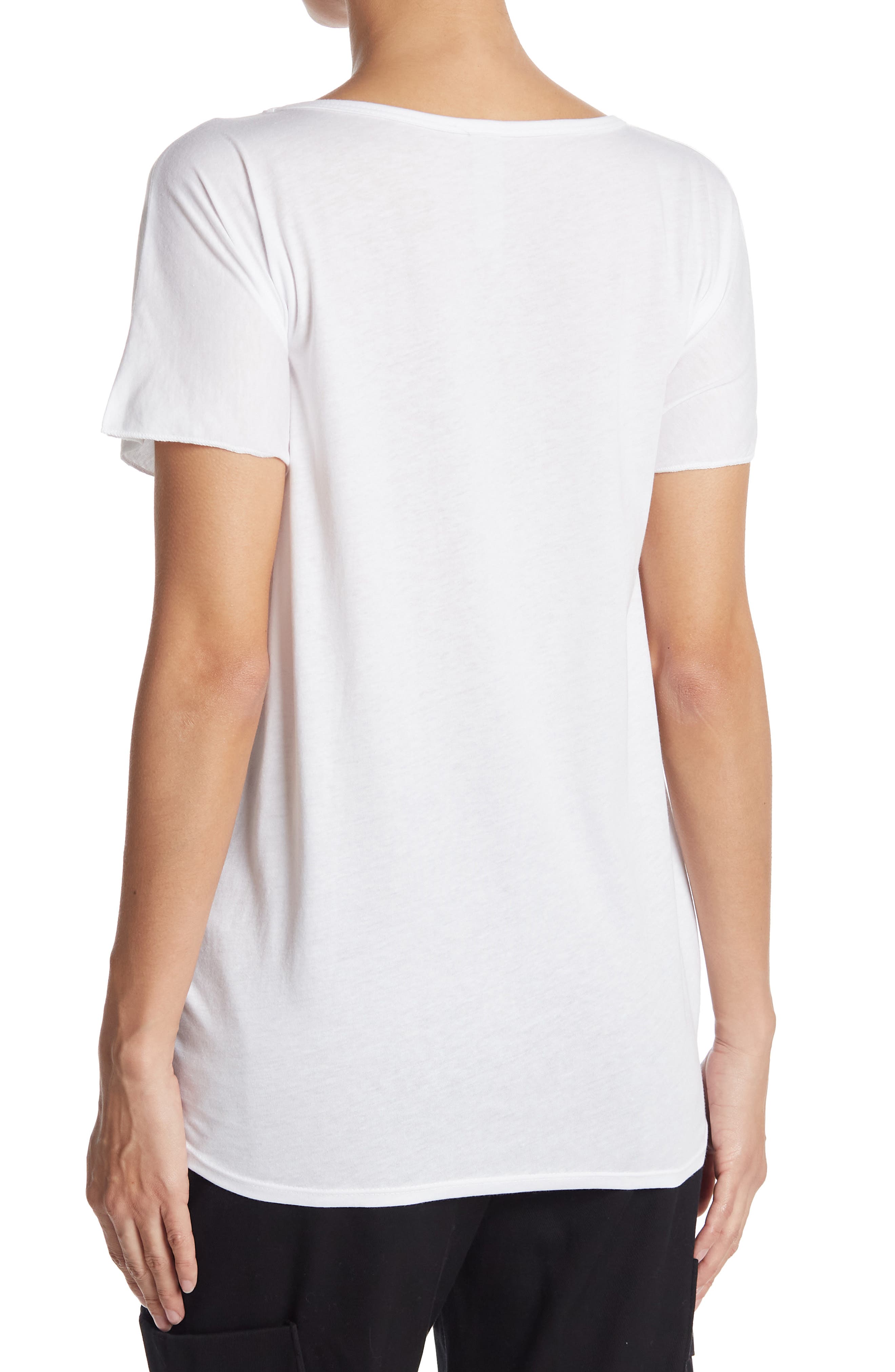 Burnout Cap Sleeve Dolman T-Shirt - image 4