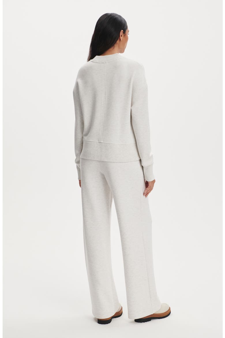 Philippe Crop Sweatshirt, Alternate, color, IVORY MARL
