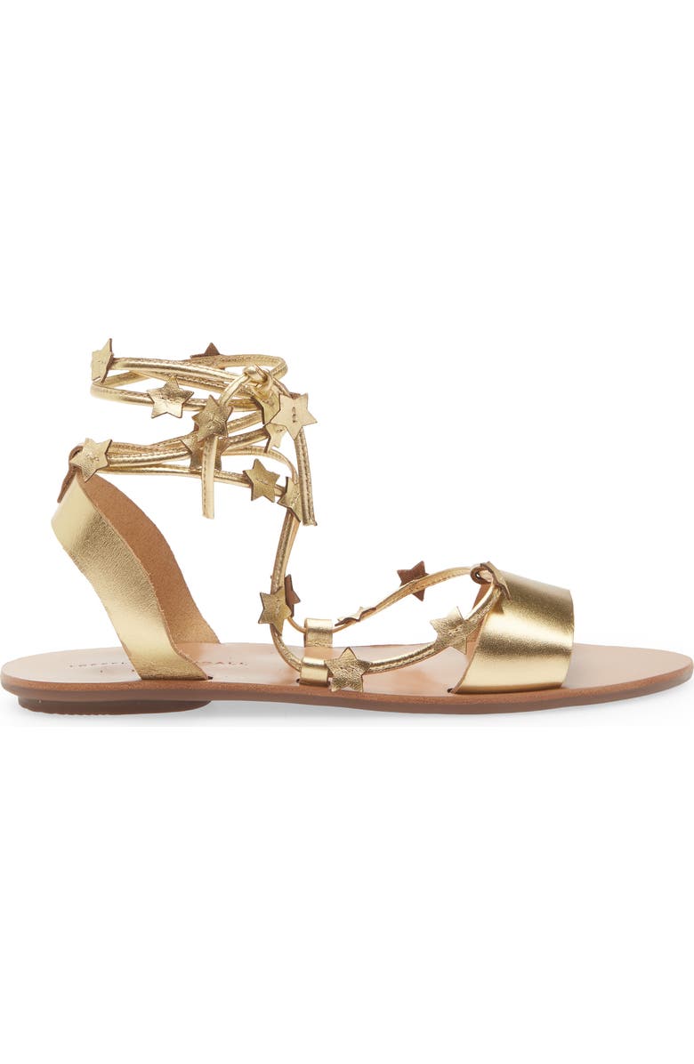 Loeffler Randall Starla Ankle Wrap Sandal, Alternate, color, Pale Gold