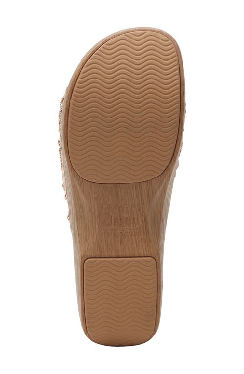 Alegria By Pg Lite Oona Platform Slide Sandal In Multi