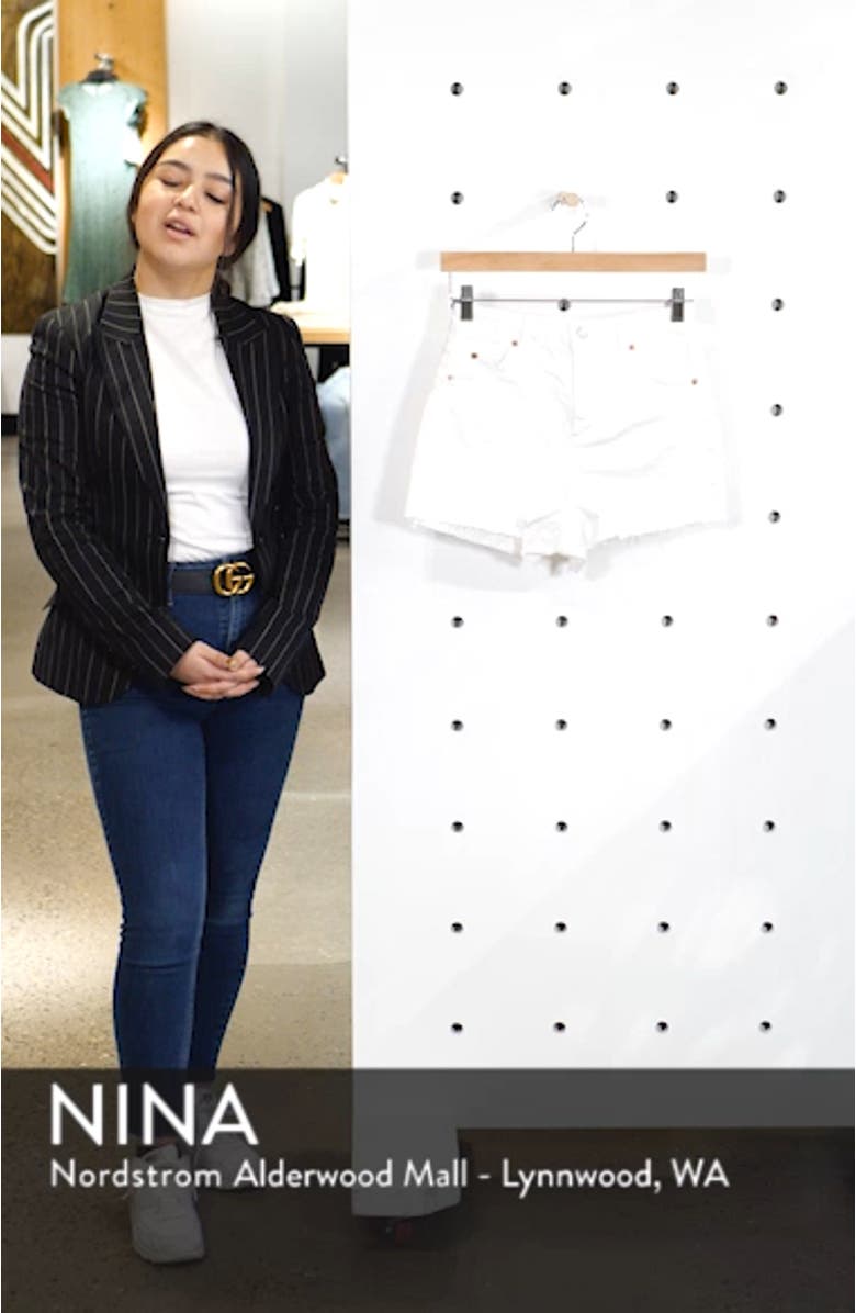 Premium Denim Mom Shorts, sales video thumbnail