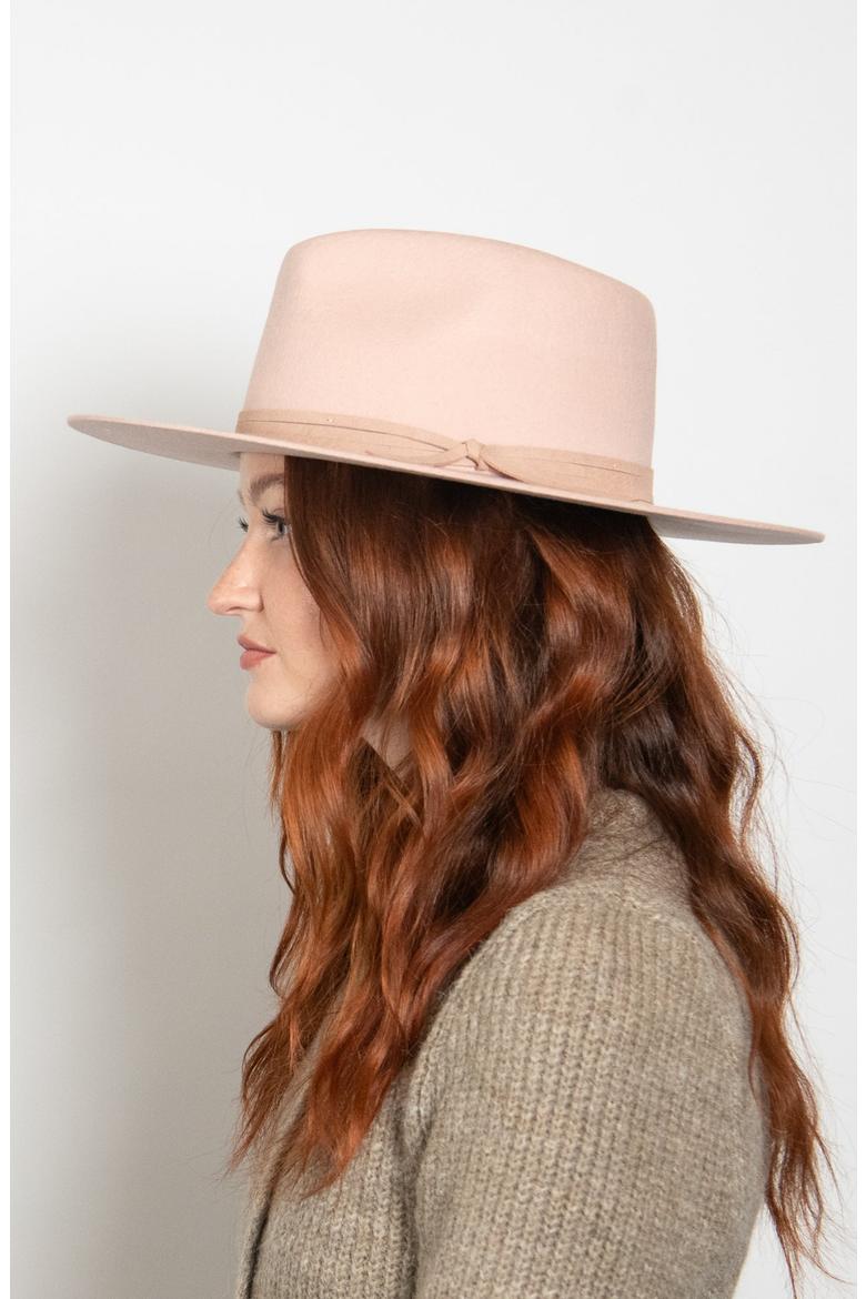 Shea Fedora, Alternate, color, Blush
