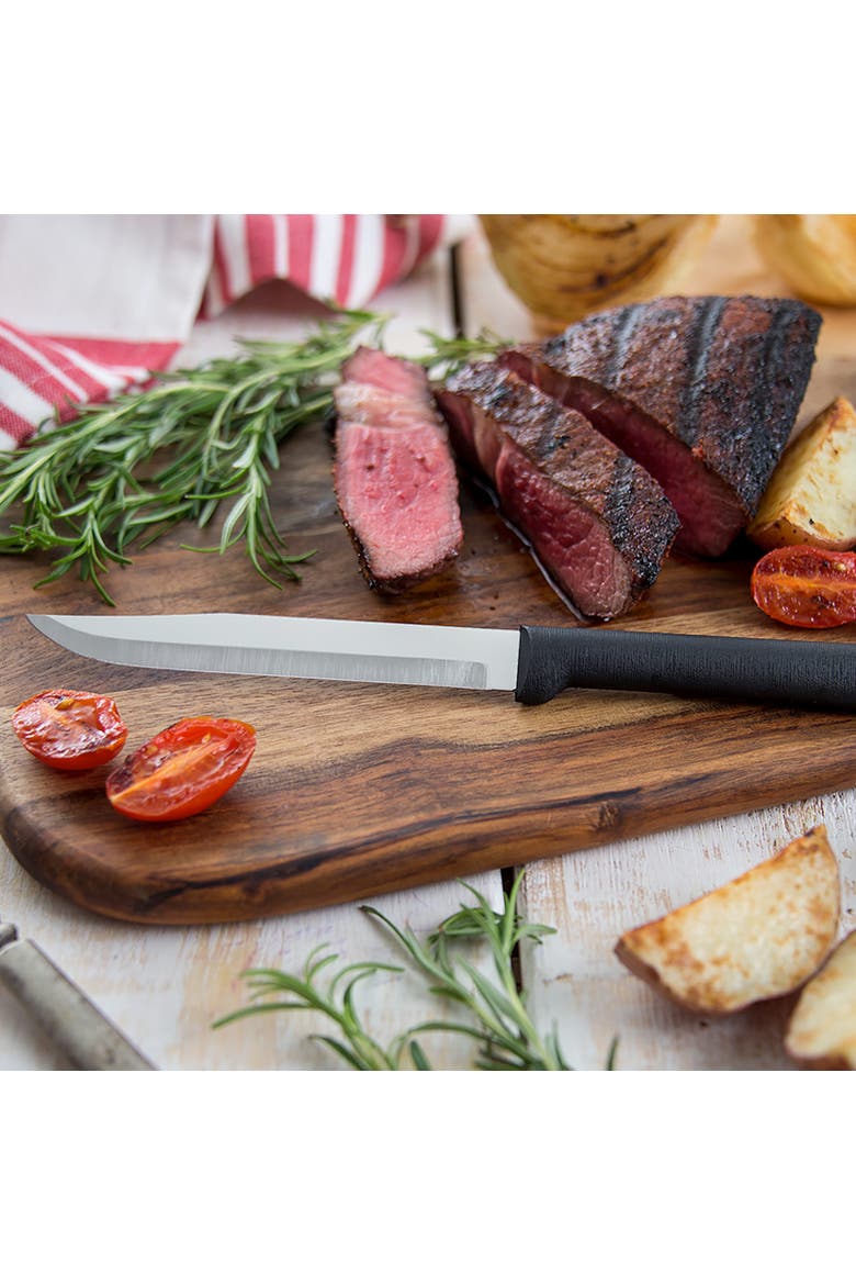 4 Piece Steak Knives Set with Gift Box, Alternate, color, Black