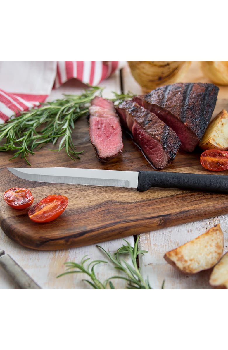 Rada 4 Piece Steak Knives Set with Gift Box, Alternate, color, Black
