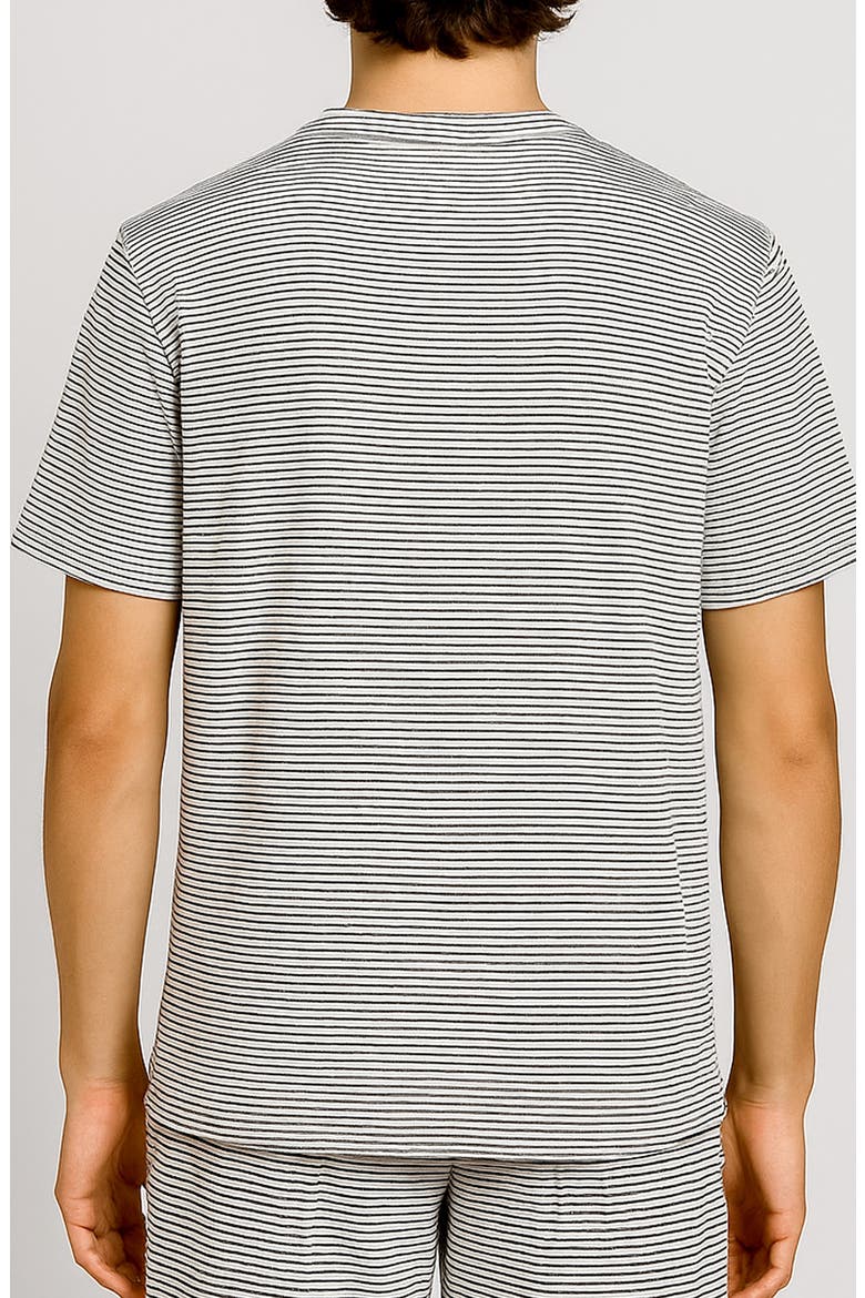Vacay Stripe T-Shirt, Alternate, color, WHITE / BLUE