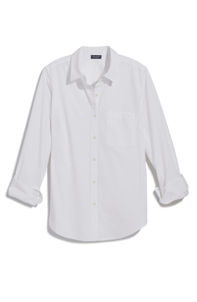 vineyard vines Stretch Cotton Button-Up Shirt, Alternate, color, 