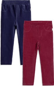 JOJO MAMAN BEBE Kids' 2-Pack Stretch Corduroy Leggings