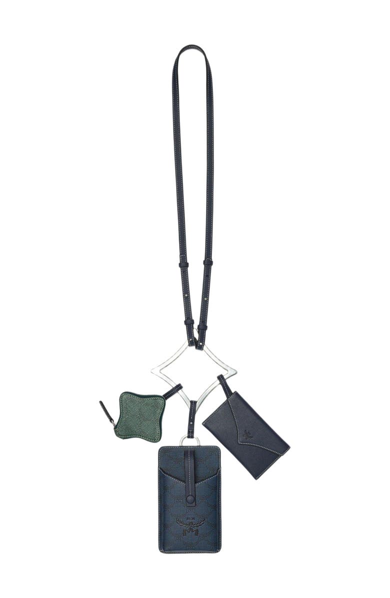 MCM Diamond Trilogie Crossbody Pouch in Lauretos, Alternate, color, 