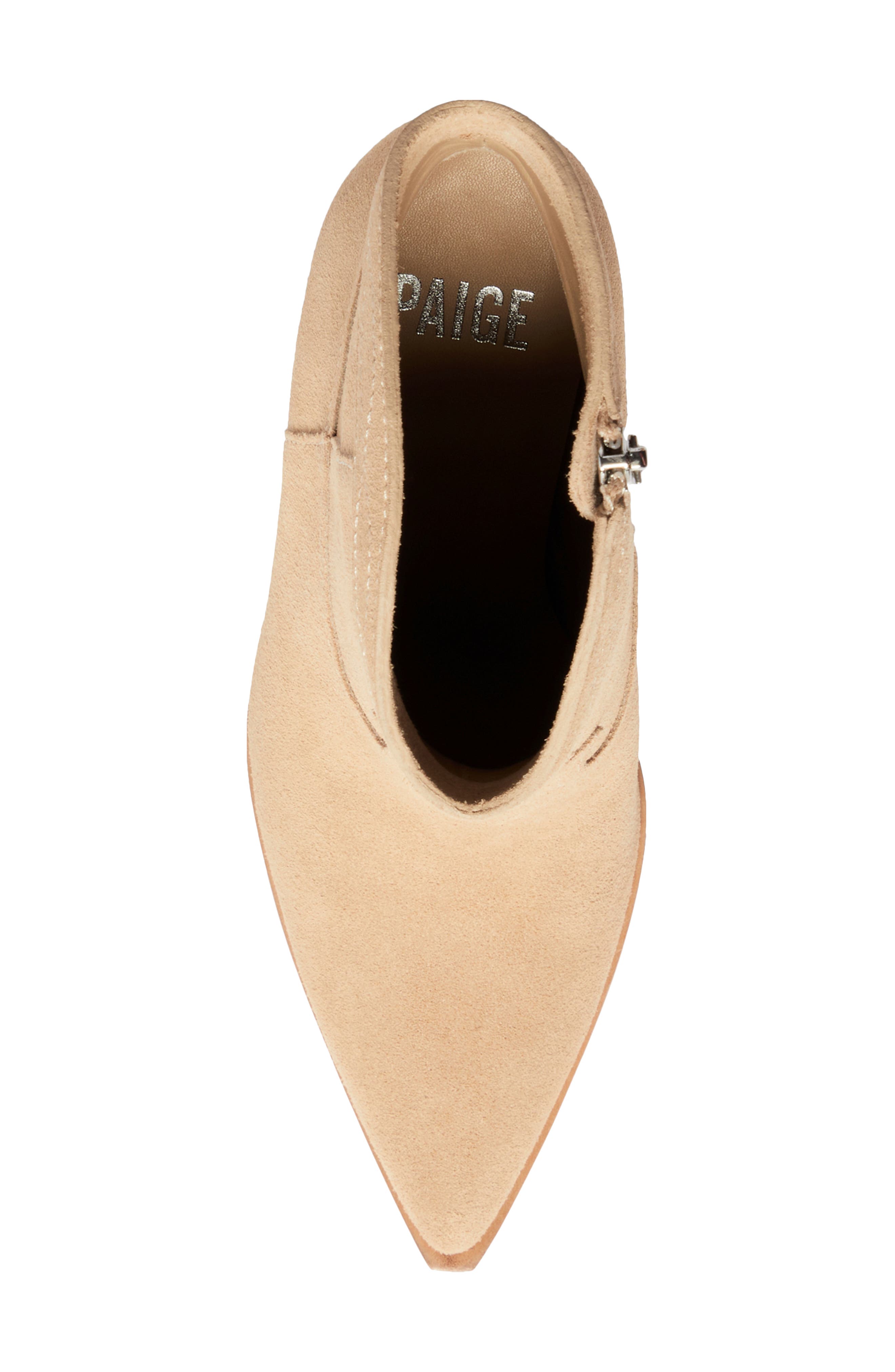 Lacey Pointed Toe Bootie, Alternate, color, SAND