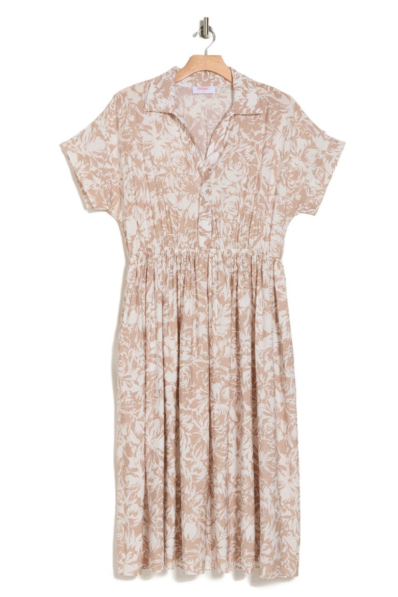 Abstract Dress, Alternate, color, TAUPE