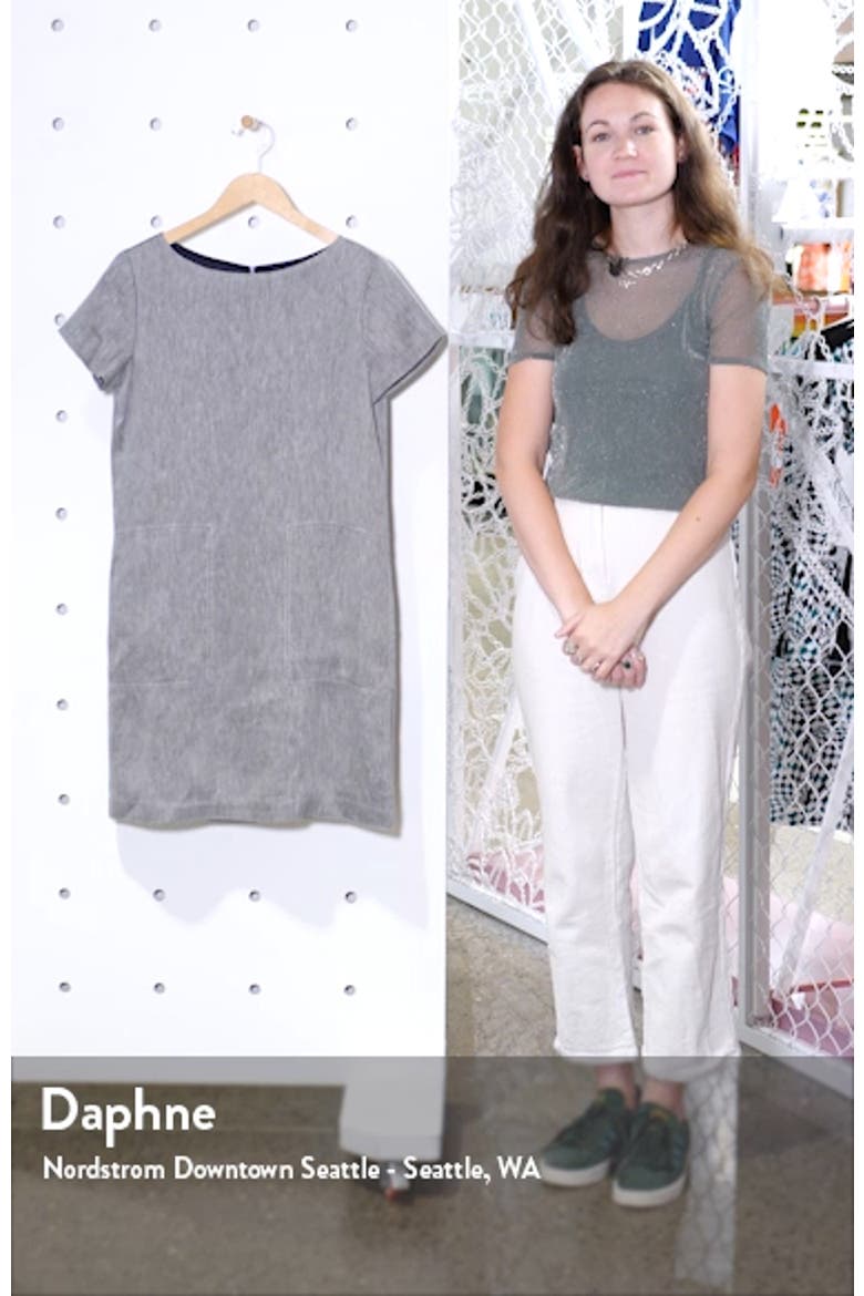 Linen Blend Shift Dress video