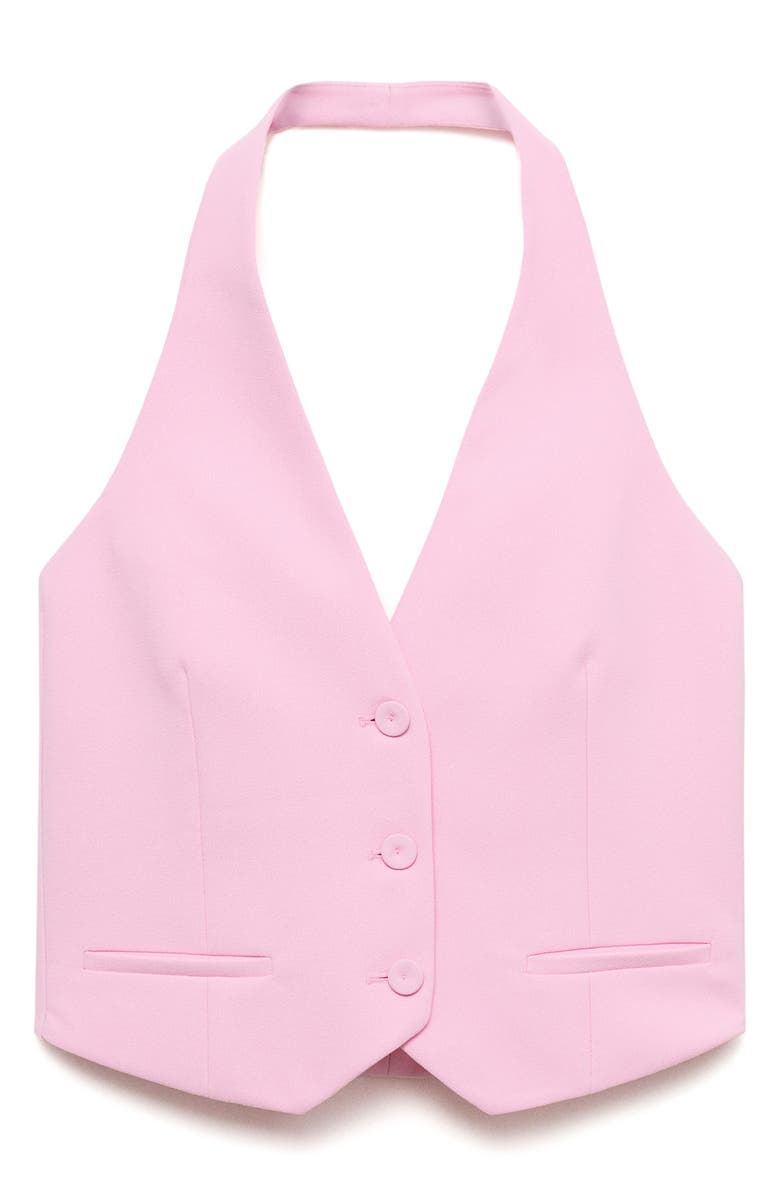 MANGO Halter Vest, Alternate, color, Pink