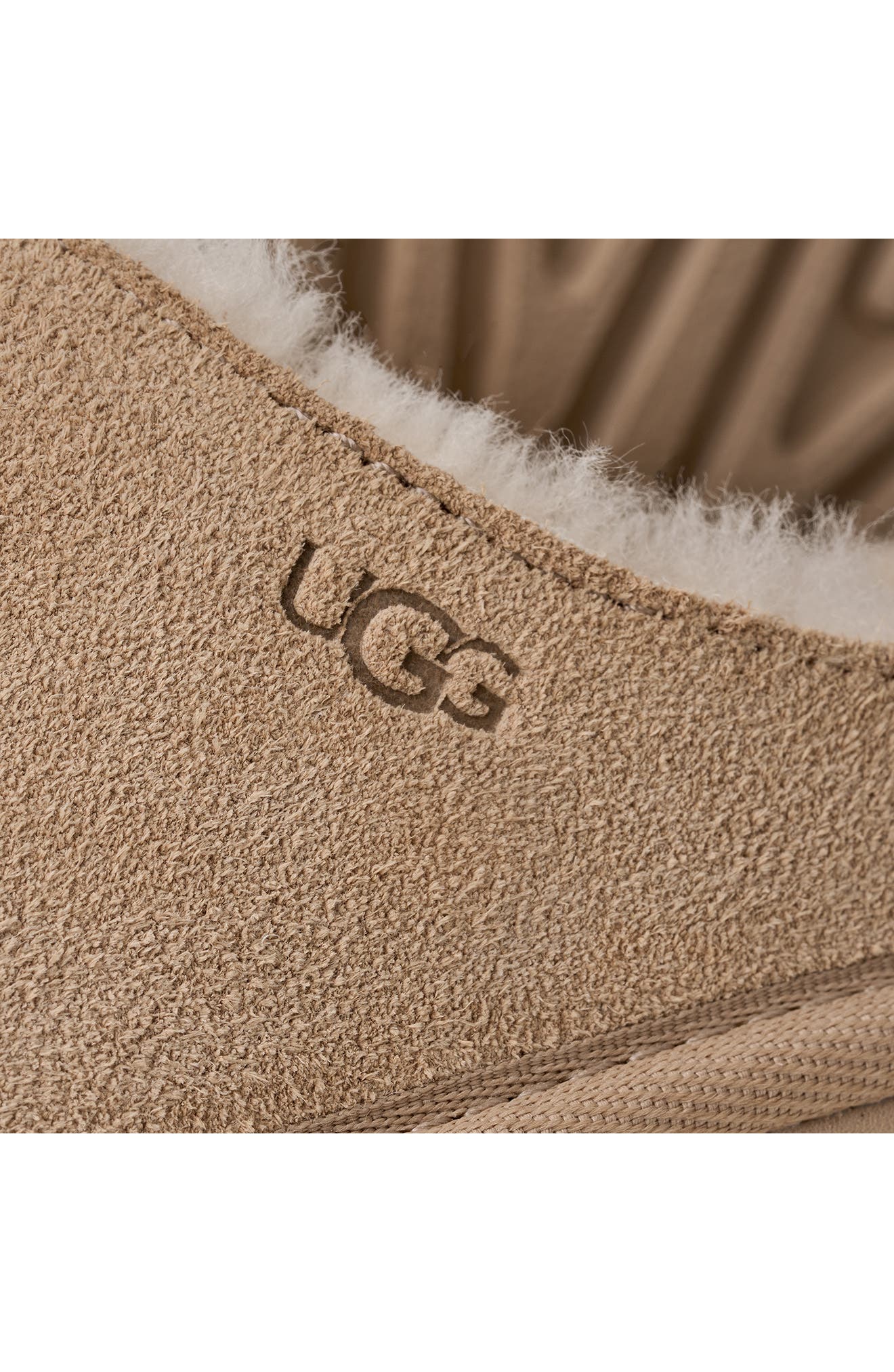 Kids' Greenport Genuine Shearling Lined Slide Sandal, Alternate, color, SAND