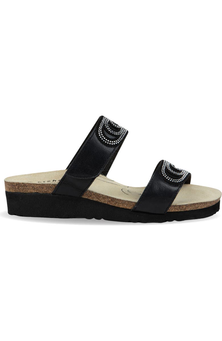 Naot Ainsley Arch Pro Sandal, Alternate, color, Black Leather