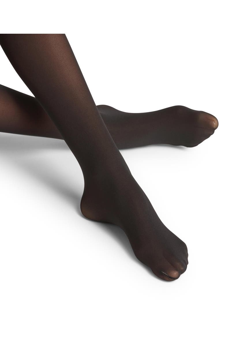 Shaping Panty 50 Denier Semi Opaque Tights, Alternate, color, Black