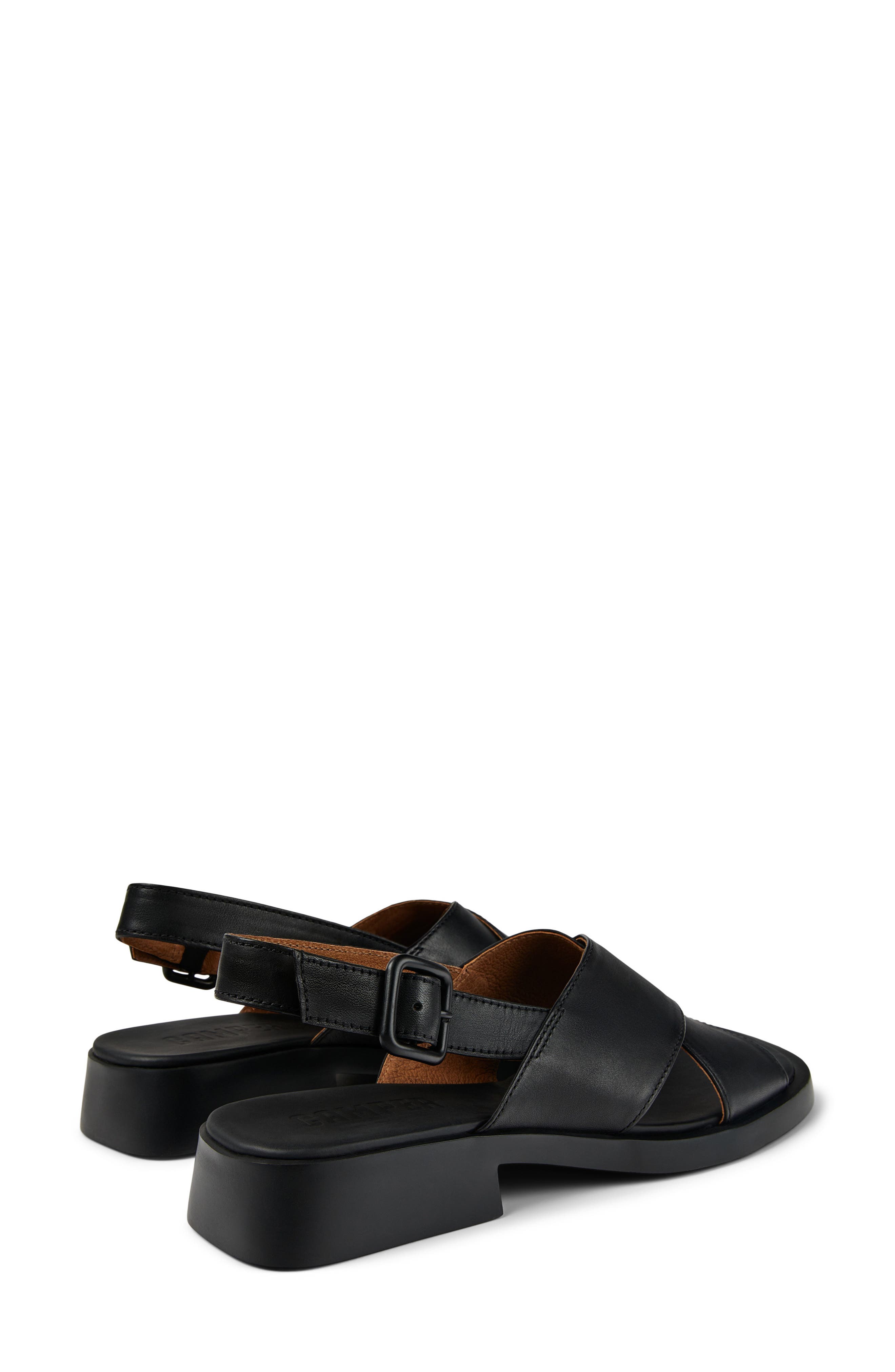 Camper Dana Slingback Sandal, Alternate, color, Black