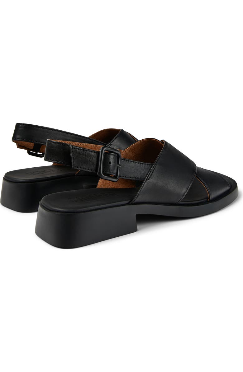 Camper Dana Slingback Sandal, Alternate, color, Black