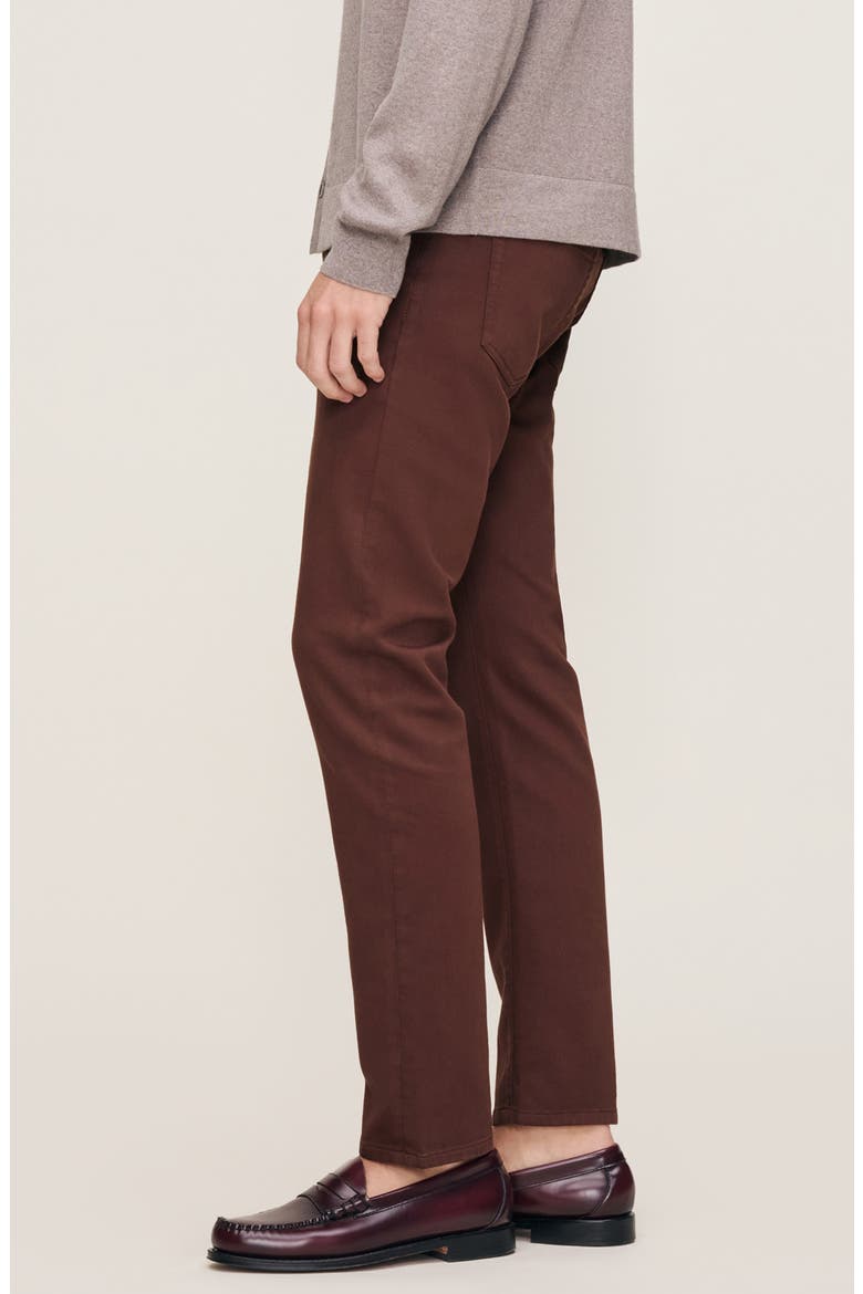Nick DL Ultimate Knit Slim Jeans, Alternate, color, CHESTNUT