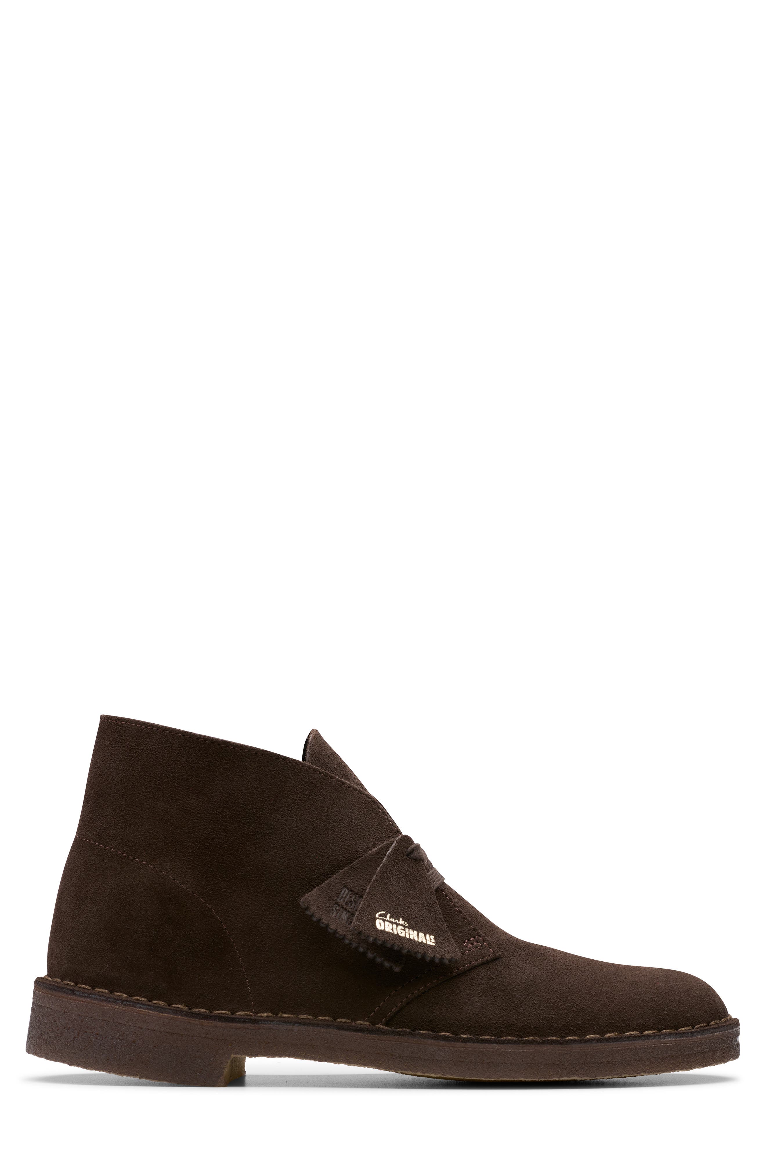 Clarks<sup>®</sup> Originals Clarks<sup>®</sup> Desert Chukka Boot, Alternate, color, Brown Suede