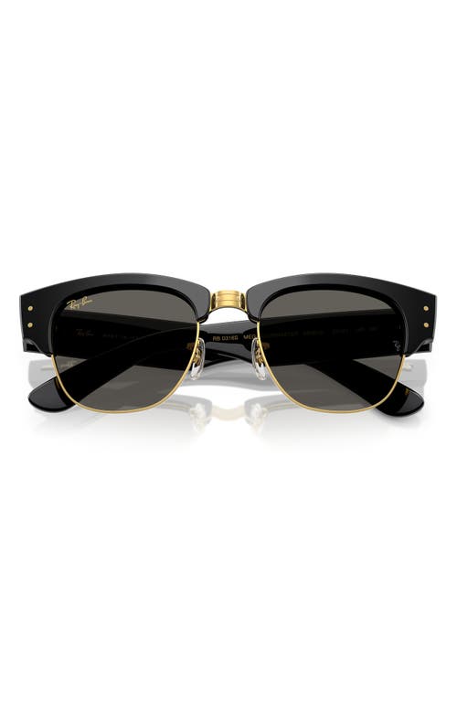 Ray Ban Ray-ban X A$ap Rocky Blacked Out Mega Clubmaster 53mm Square Sunglasses