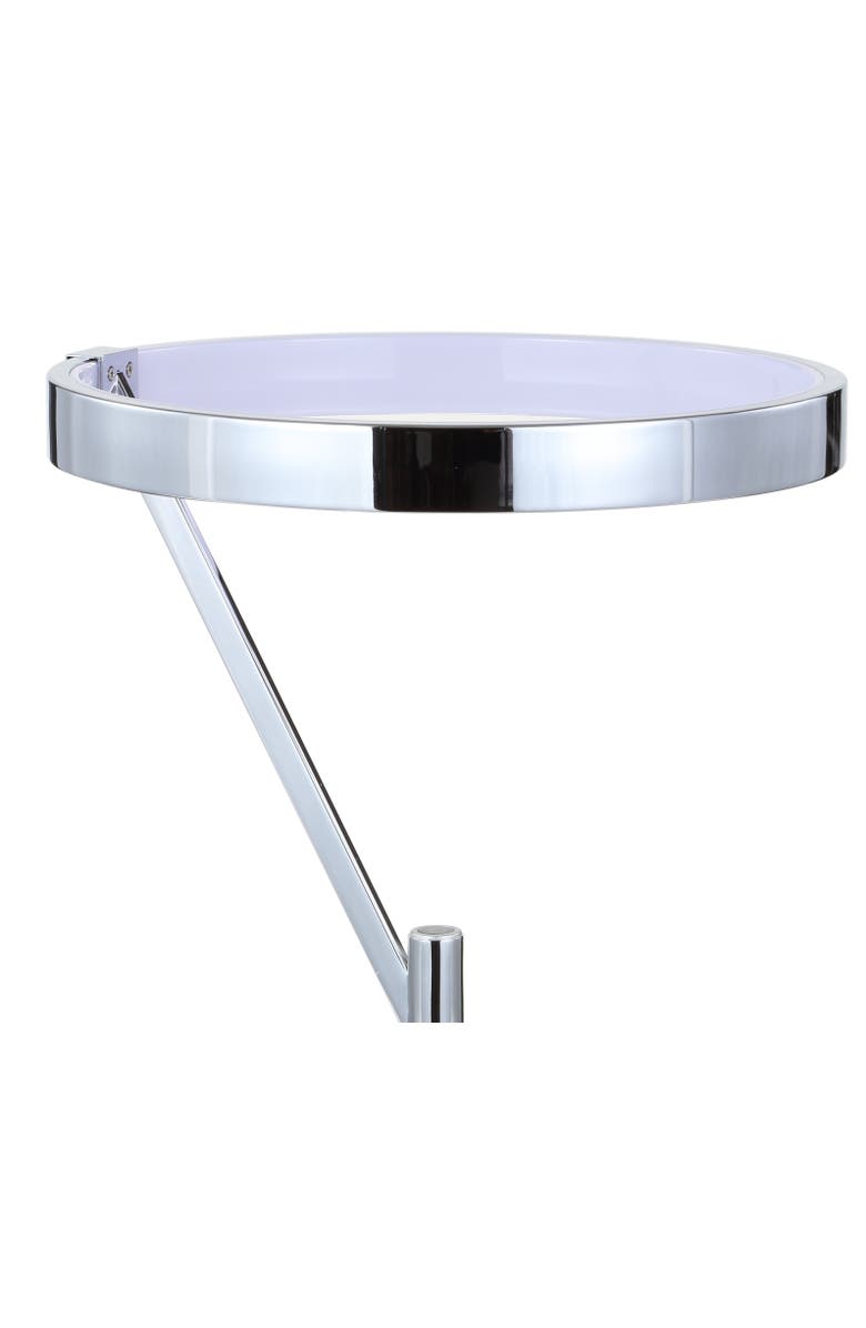 JONATHAN Y Owen Integrated LED Metal Table Lamp, Alternate, color, Chrome