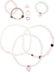 Capelli New York Kids' 9-Piece Assorted Necklaces, Bracelets & Rings Set