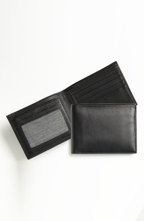 ID Flap Leather Wallet