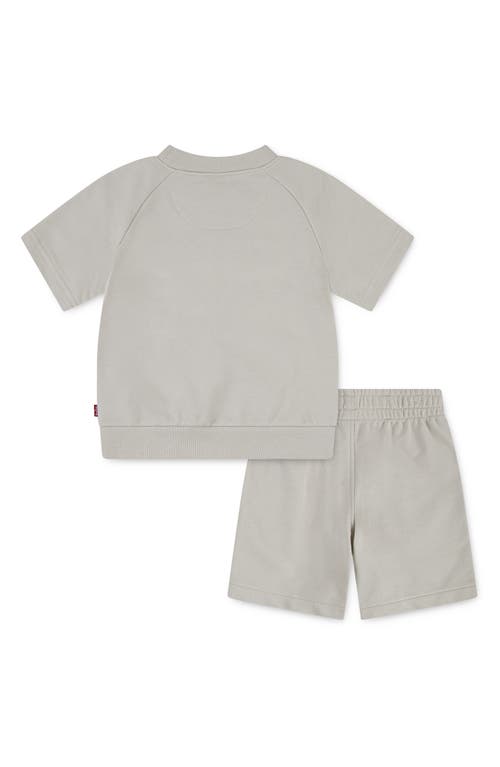 LEVI'S® LEVI'S® KIDS' COASTAL PREP SHORT SLEEVE SWEATSHIRT & SHORTS SET