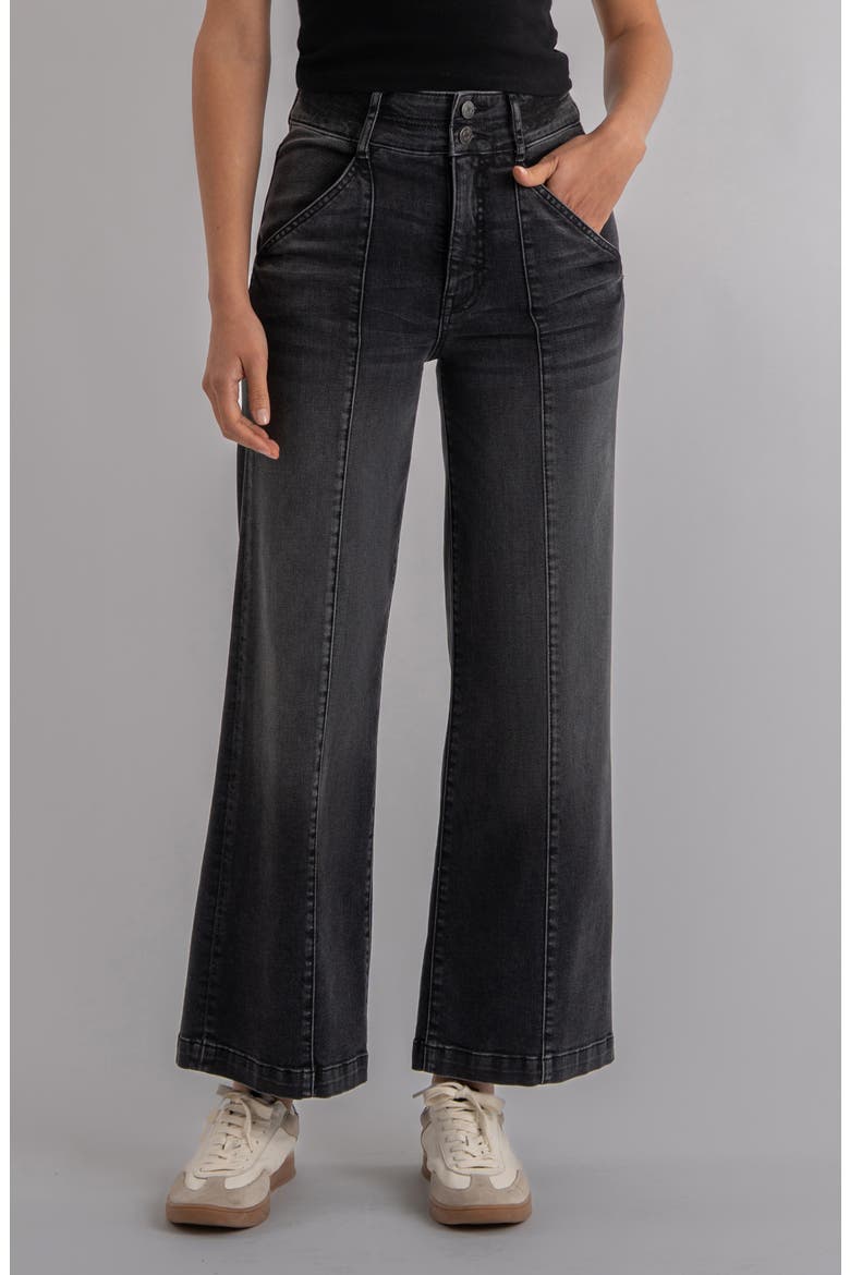 Meg Fab Ab High Waist Ankle Wide Leg Jeans, Main, color, ENJOY