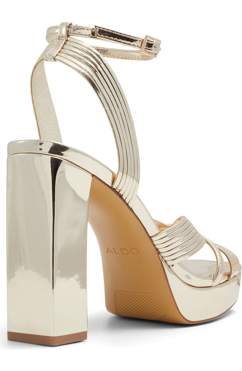 ALDO Nadie Ankle Strap Platform Sandal, Alternate, color,