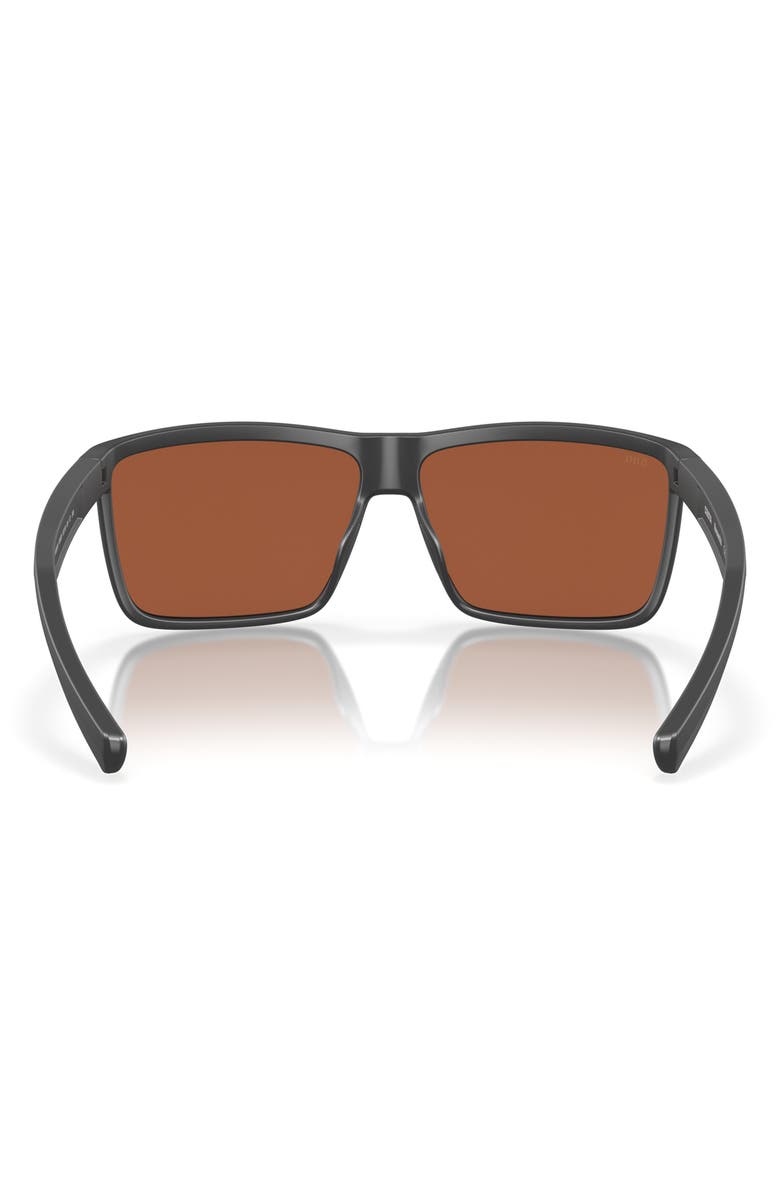 Costa Del Mar Rinconcito 60mm Polarized Rectangular Sunglasses, Alternate, color, 