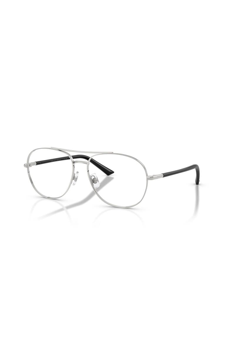 Jimmy Choo 56mm Pilot optical glasses, Main, color, Silver