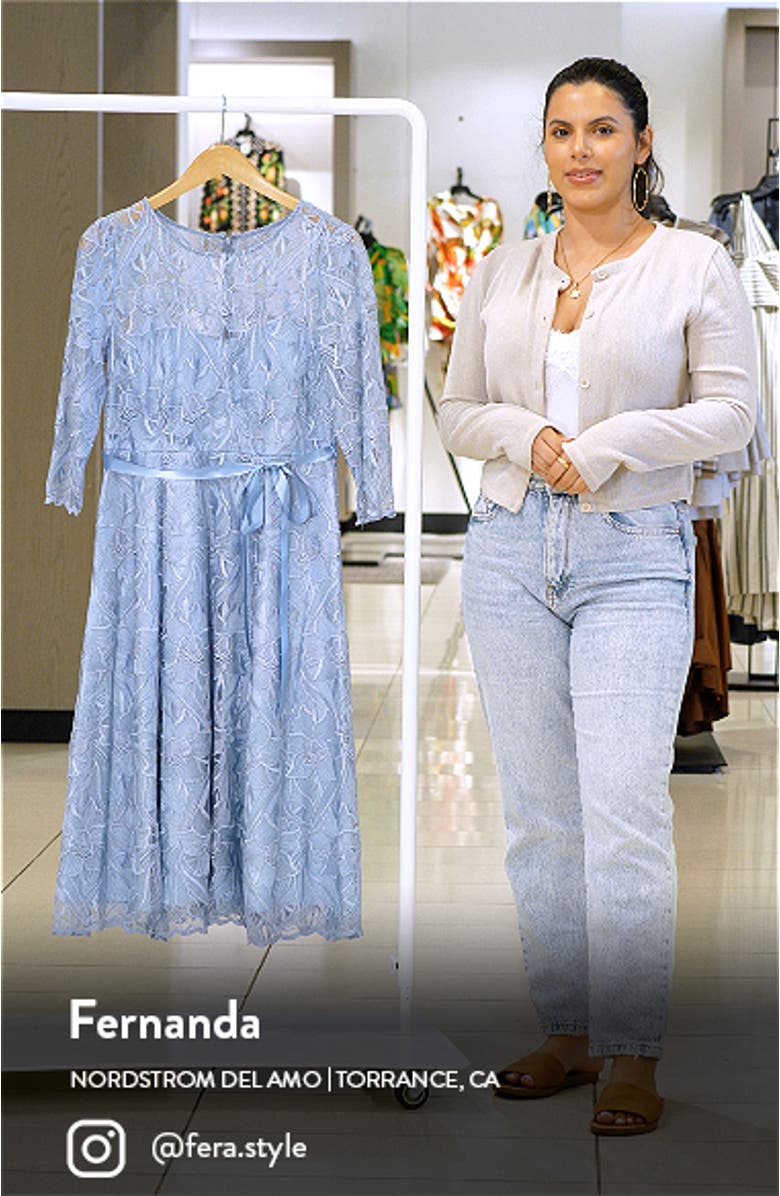 Embroidered Cocktail Dress, sales video thumbnail