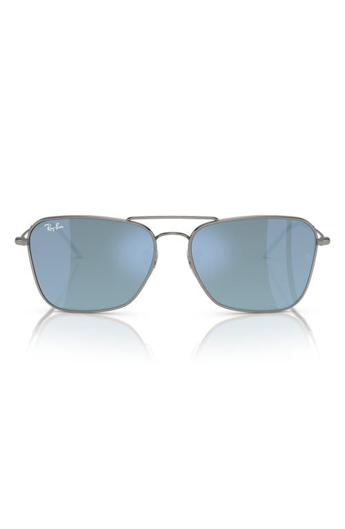 Ray-Ban 61mm Polarized Square Sunglasses in Gunmetal 