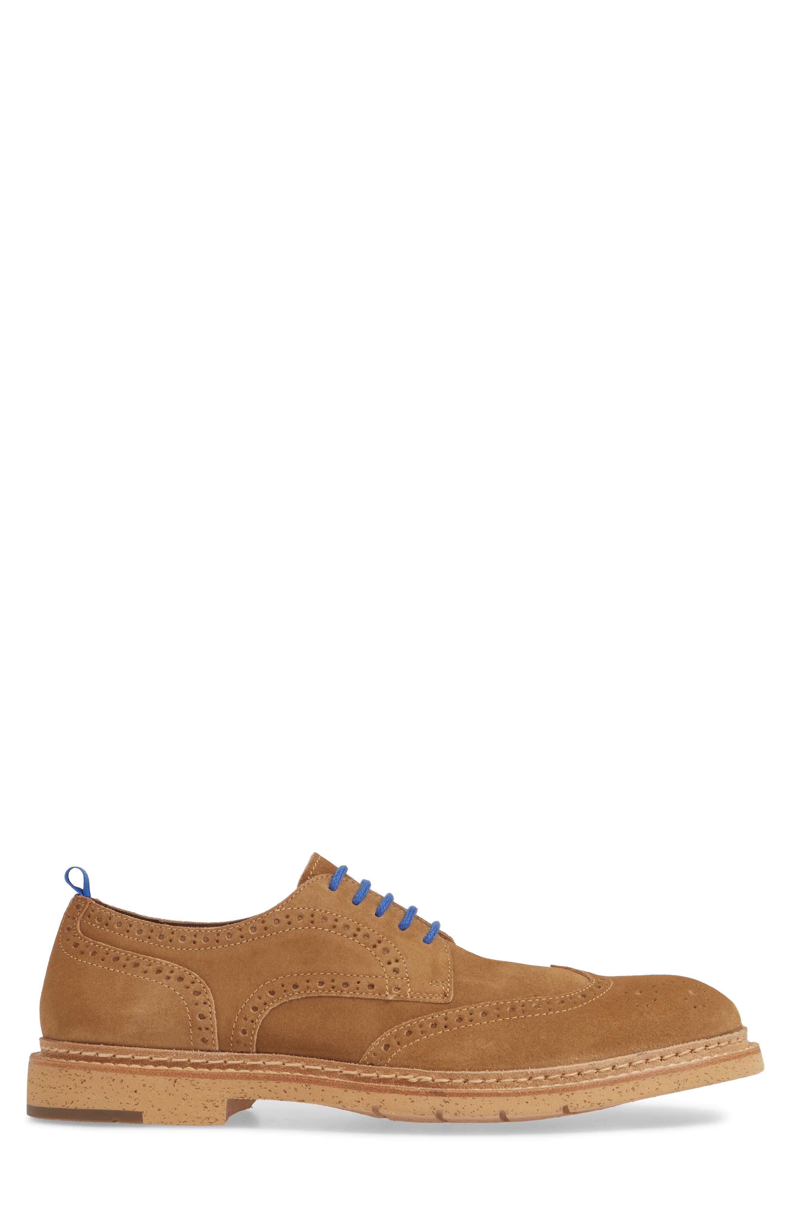 J&M 1850 Pearce Wingtip, Alternate, color, CAMEL SUEDE