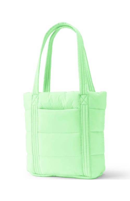 Lands' End Wanderweight Ultralight Packable Tote Bag In Icy Mint Green