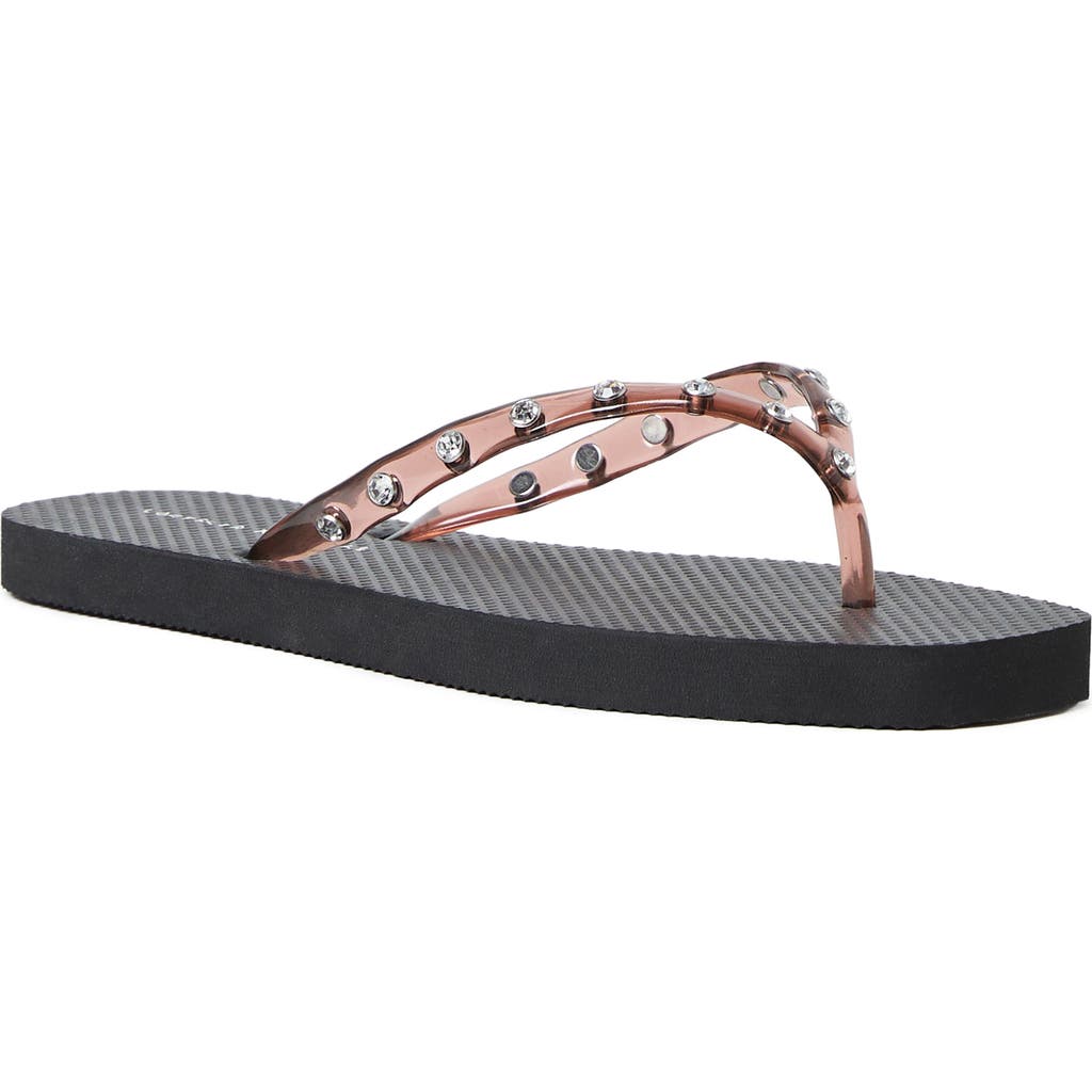 Loeffler Randall Taryn Jelly Flip Flop In Black