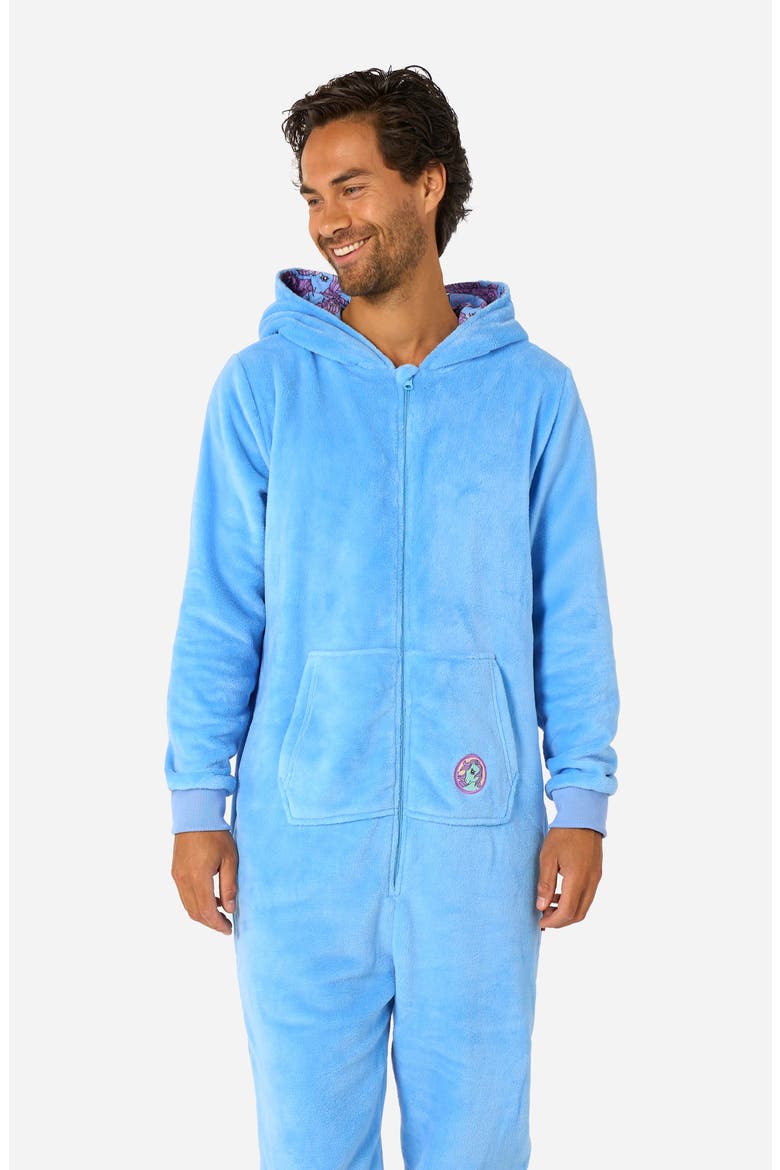 My Little Pony™ Bluebelle Hooded Fleece Jumpsuit, Alternate, color, BLUE
